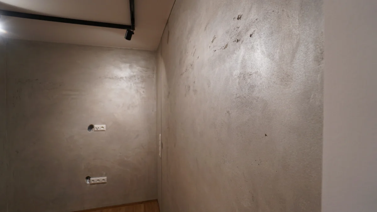 Wanddesign in Betonoptik von Maler Schröder
