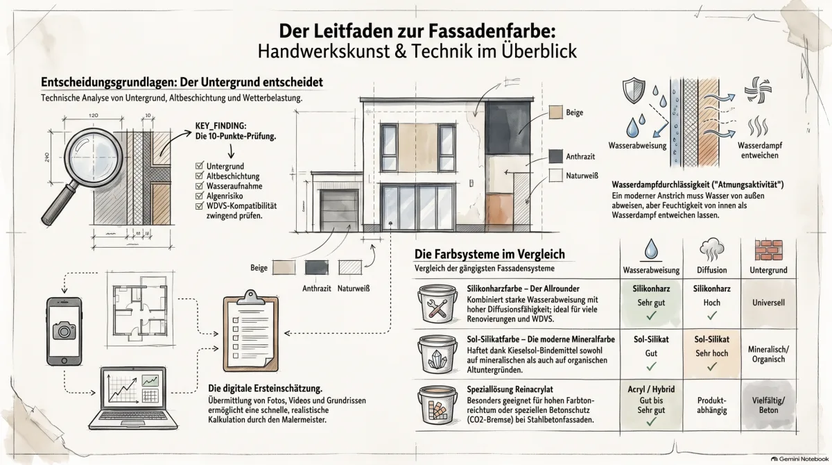 Leitfaden Fassadenfarbe